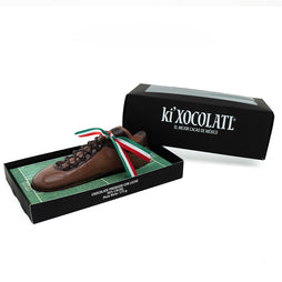 CAJA ZAPATO SOCCER CHOCOLATE CON LECHE