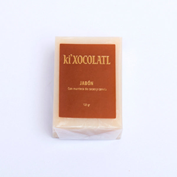 Ki'Xocolatl Jabón de Chocolate y Canela.