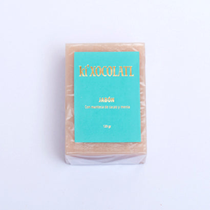 Ki'Xocolatl Jabón de Chocolate y Menta.