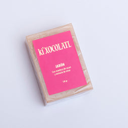 Ki'Xocolatl Jabón de Chocolate y Rosas.