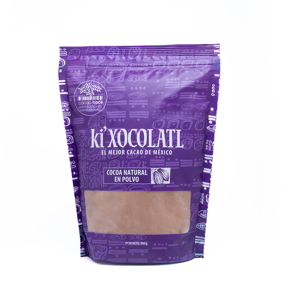 Ki'Xocolatl Cocoa en Polvo Natural CT- 900gr