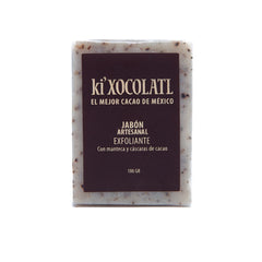 Ki'Xocolatl Jabón de Chocolate Natural con Cáscaras de Cacao
