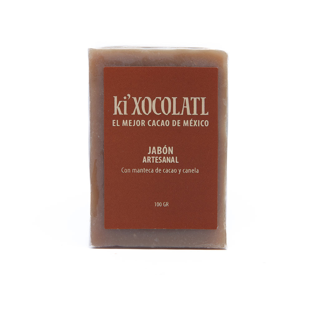 Ki'Xocolatl Jabón de Chocolate y Canela.