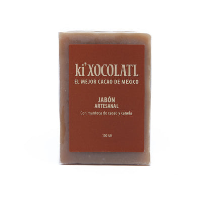 Ki'Xocolatl Jabón de Chocolate y Canela.