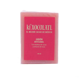 Ki'Xocolatl Jabón de Chocolate y Rosas.