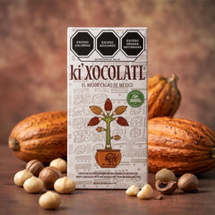 Chocolate Blanco con Nuez de Macadamia de Michoacán.