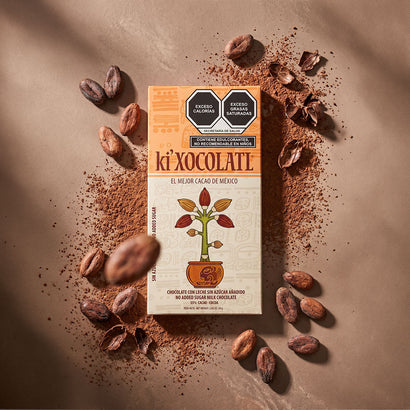 Ki'Xocolatl Chocolate con Leche sin azúcar