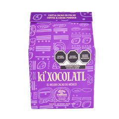 Ki'Xocolatl Polvo de Café y Cacao.