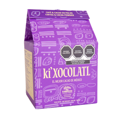 Ki'Xocolatl Polvo de Café y Cacao.