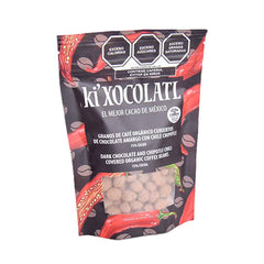 Ki'Xocolatl Semillas de Café Cubiertas de Chocolate Semi-Amargo con Especias Mexicanas.