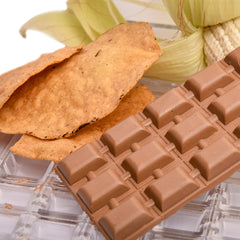 Chocolate con Leche y Tortillas de maíz Tostadas de Sinaloa.