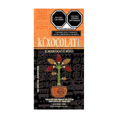 Ki'Xocolatl Chocolate Semi-Amargo sin azúcar